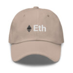 Monochrome Elegance Ethereum's Dad Cap for the Discerning - Image 7