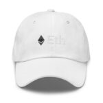 Monochrome Elegance Ethereum's Dad Cap for the Discerning - Image 16