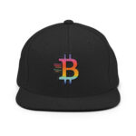 Bitcoin Speed Spectrum Revolution Snapback Hat - Image 2