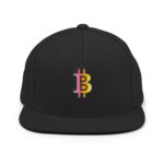 Bitcoin Gradient Glory Snapback Hat - Image 2