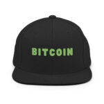 Bitcoin Neon Night Snapback Hat - Image 2