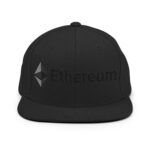 Celestial Cyan Ethereum Explorer Snapback Hat - Image 2