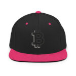 Bit by Bit Embossed Bitcoin Snapback - Image 2