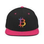 Bitcoin Prismatic Pride Snapback Hat - Image 2