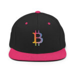 Luminous Ledger Bitcoin Neon Glow Snapback - Image 3