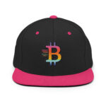 Bitcoin Speed Spectrum Revolution Snapback Hat - Image 4
