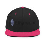 Solid Slate Ethereum Enigma Snapback Hat - Image 4