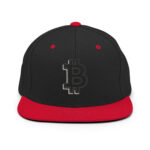 Bit by Bit Embossed Bitcoin Snapback