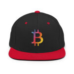 Bitcoin Prismatic Pride Snapback Hat