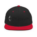 Celestial Cyan Ethereum Explorer Snapback Hat - Image 3