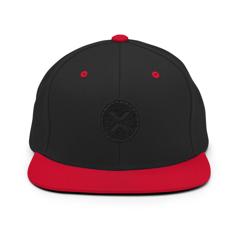 classic snapback black red front 6608be120e784