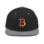 Bitcoin Prismatic Pride Snapback Hat - Image 3