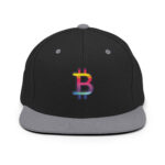 Bitcoin Colour Wave Emblem Snapback