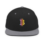 Bitcoin Gradient Glory Snapback Hat - Image 4