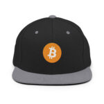 Bitcoin Solar Flare Snapback Hat BTC logo - Image 4