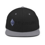 Solid Slate Ethereum Enigma Snapback Hat - Image 5