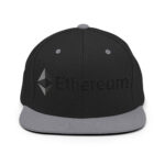 Celestial Cyan Ethereum Explorer Snapback Hat - Image 5