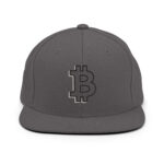 Bit by Bit Embossed Bitcoin Snapback - Image 6