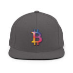Bitcoin Aura Fusion Snapback Hat - Image 9