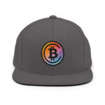 Bitcoin Dawn to Dusk Gradient Snapback Hat - Image 10