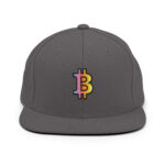Bitcoin Gradient Glory Snapback Hat - Image 9