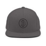 Bitcoin Enigma Encircled Snapback Hat - Image 9