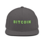 Bitcoin Neon Night Snapback Hat - Image 10