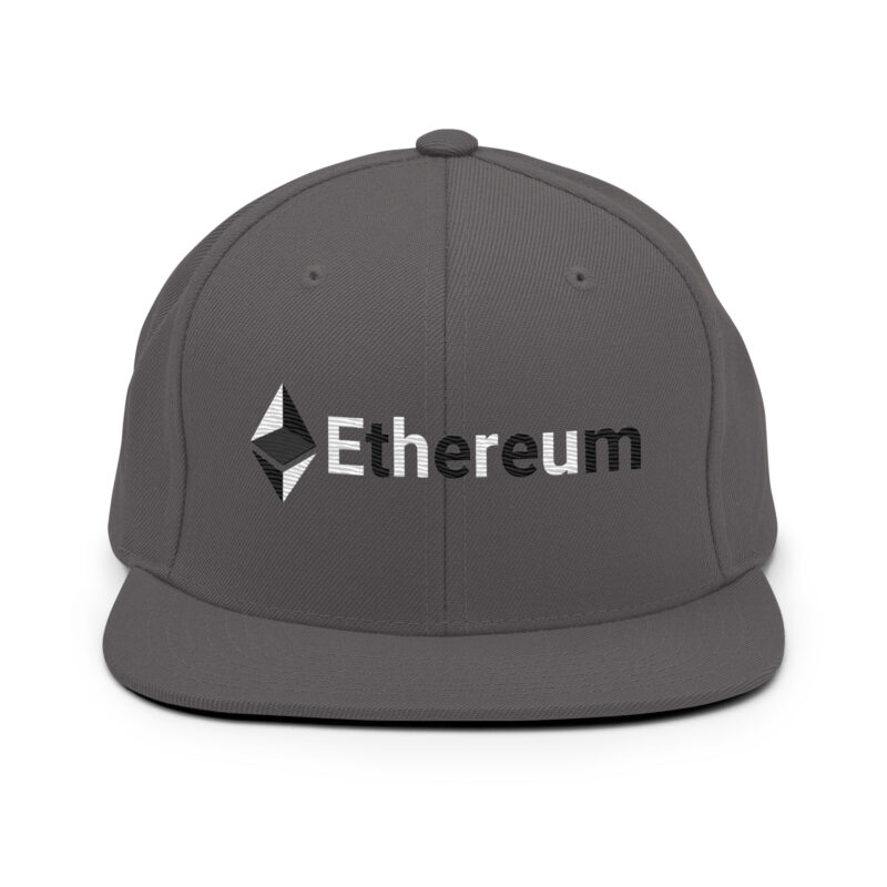 classic snapback dark grey front 6604e653bd0ab