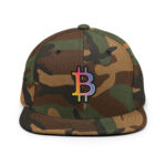 Luminous Ledger Bitcoin Neon Glow Snapback - Image 6