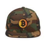 Bitcoin Sunrise Gradient Snapback Hat - Image 9
