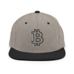 Bit by Bit Embossed Bitcoin Snapback - Image 7