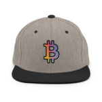Luminous Ledger Bitcoin Neon Glow Snapback - Image 8