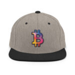 Bitcoin Aura Fusion Snapback Hat - Image 10