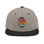 Bitcoin Speed Spectrum Revolution Snapback Hat - Image 10