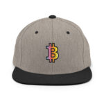 Bitcoin Gradient Glory Snapback Hat - Image 10