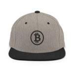 Bitcoin Minimalist Mastery Snapback Hat