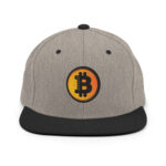 Bitcoin Sunrise Gradient Snapback Hat - Image 11