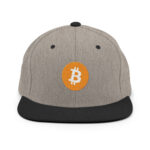 Bitcoin Solar Flare Snapback Hat BTC logo - Image 10