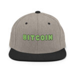Bitcoin Neon Night Snapback Hat - Image 11