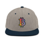 Luminous Ledger Bitcoin Neon Glow Snapback - Image 9