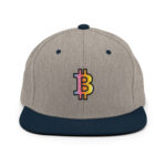 Bitcoin Gradient Glory Snapback Hat - Image 11