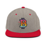 Bitcoin Speed Spectrum Revolution Snapback Hat - Image 12