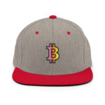 Bitcoin Gradient Glory Snapback Hat - Image 12
