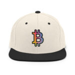 Luminous Ledger Bitcoin Neon Glow Snapback - Image 10