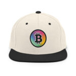 Gradient Gleam Bitcoin Sphere Snapback