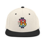 Bitcoin Speed Spectrum Revolution Snapback Hat - Image 13