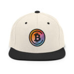 Bitcoin Dawn to Dusk Gradient Snapback Hat - Image 13