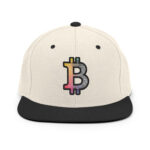 Bitcoin Spectrum Stripes Snapback Hat - Image 13