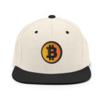 Bitcoin Sunrise Gradient Snapback Hat - Image 13