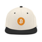 Bitcoin Solar Flare Snapback Hat BTC logo - Image 13